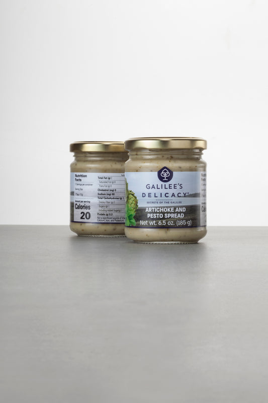 Galilee Pesto-Artischocken Aufstrich
