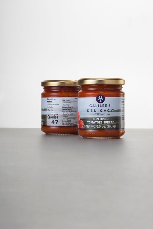Galilee Sonnengetrocknetes Tomatenmark | Veganer Brotaufstrich ohne Zusatzstoffe