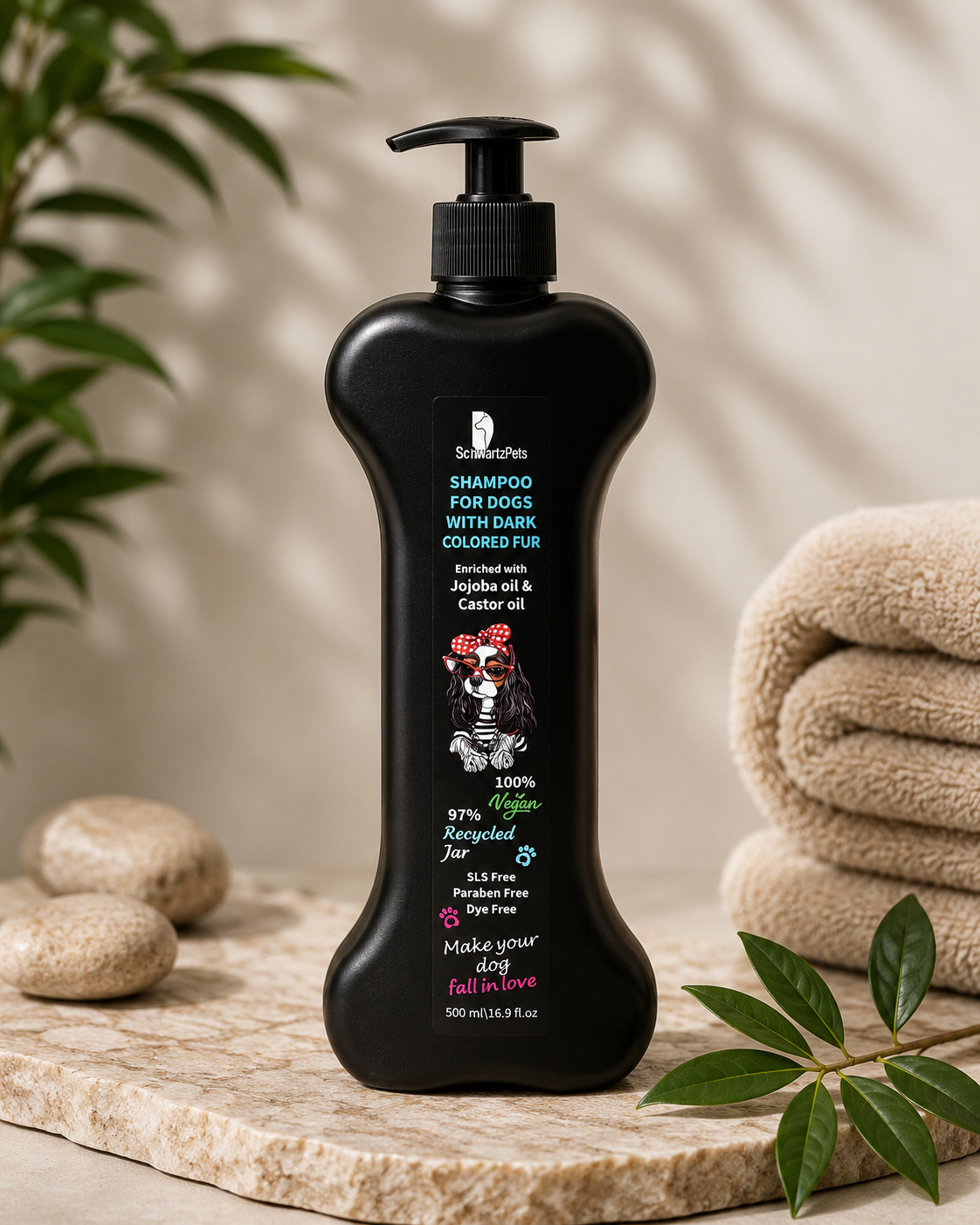 Feuchtigkeitsspendendes Hundeshampoo | Sanft und pflegend | Schwartz Pets