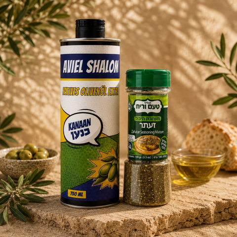 Za’atar & Aviel Shalom Olivenöl -  Gourmetset