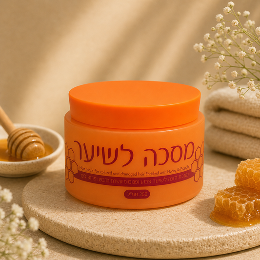 Honey & Propolis Nourishing Hair Mask | Luxurious Care for Radiant Hair – 250 ml