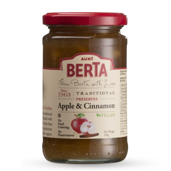 Aunt Berta Apfel-Zimt Marmelade | Handgerührt nach traditionellem Rezept
