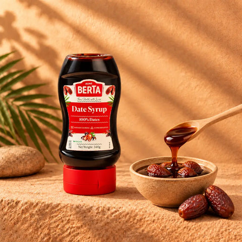 Aunt Berta Dattelsirup Silan | 100 % natürliche Süße aus frischen Datteln