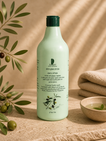 Verwöhnmoment – Olivenöl & Myrte Körperlotion – 750 ml