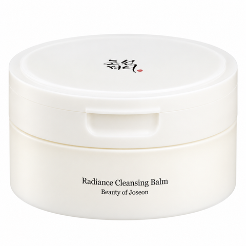 Beauty of Joseon Radiance Cleansing Balm: weiße runde Dose mit Klappdeckel