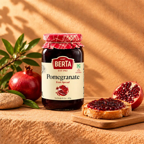 Aunt Berta Granatapfel-Fruchtaufstrich