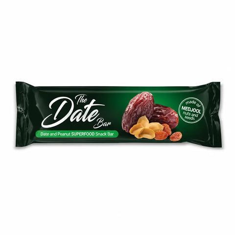 Date Bar Medjool Power Riegel Erdnuss & Rosine | Natürlich süßer Energie-Snack