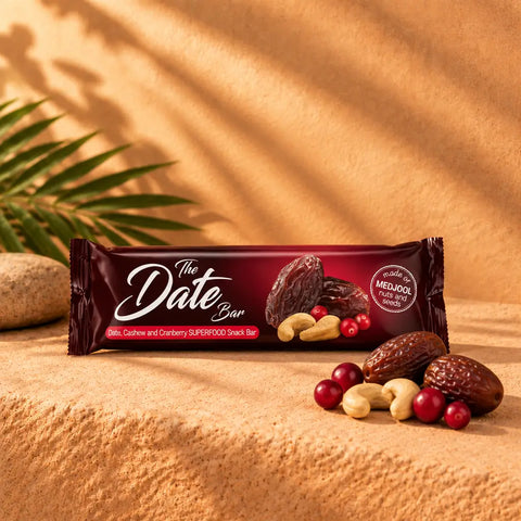 Date Bar – Date-Cashew Bar with Cranberry