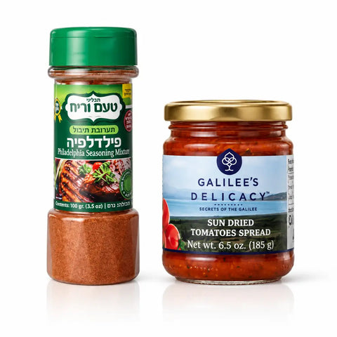 Galilee Genuss-Set: Sonnengetrocknete Tomaten & Aromatische Gewürzmischung