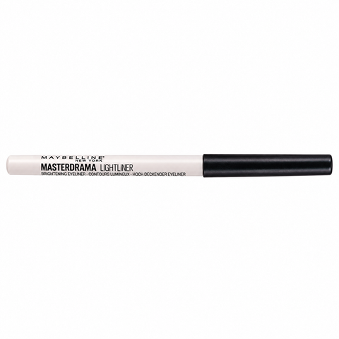 Maybelline Masterdrama Lightliner Kajalstift in Weiß mit schwarzer Kappe, Pack-Shot