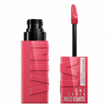 Maybelline Superstay Vinyl Ink flüssiger Lippenstift Sultry in Korallrosa mit Applikator, Pack-Shot