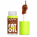 NYX Fat Oil Lip Drip getöntes Lippenöl Scrollin in Karamellbraun mit Applikator, Pack-Shot