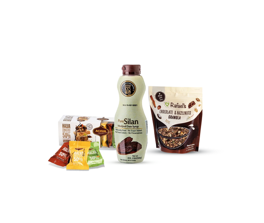 Orientalischer Genussmoment | Frühstücks- & Snack-Set mit Granola, Halva & Dattelsirup