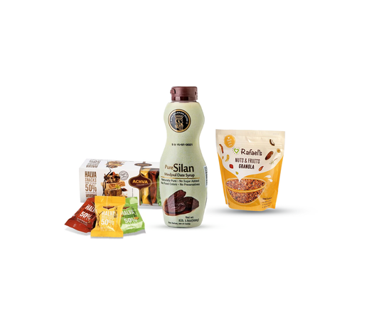 Süße Auszeit | Nuss-Frucht-Granola, Halva & Dattelsirup für besondere Genussmomente