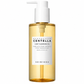 SKIN1004 Centella Light Cleansing Oil: goldgelbe Pumpflasche mit weißem Spender, freigestelltes Produktfoto