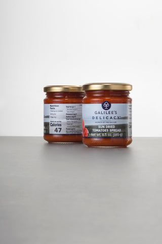Galilee Sonnengetrocknetes Tomatenmark | Veganer Brotaufstrich ohne Zusatzstoffe