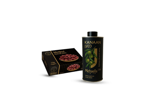 Gourmet duo from Israel: Medjool dates &amp; Canaan olive oil "Michaella"