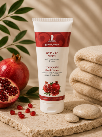 Granatapfel Therapeutische Handcreme | Nährend für reife Haut | Schwartz