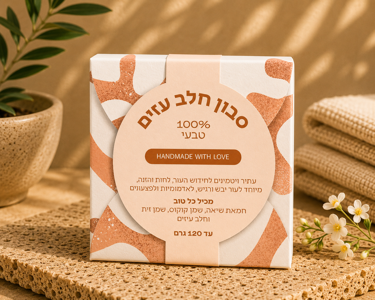 Natural goat's milk soap with aloe vera - 120 g