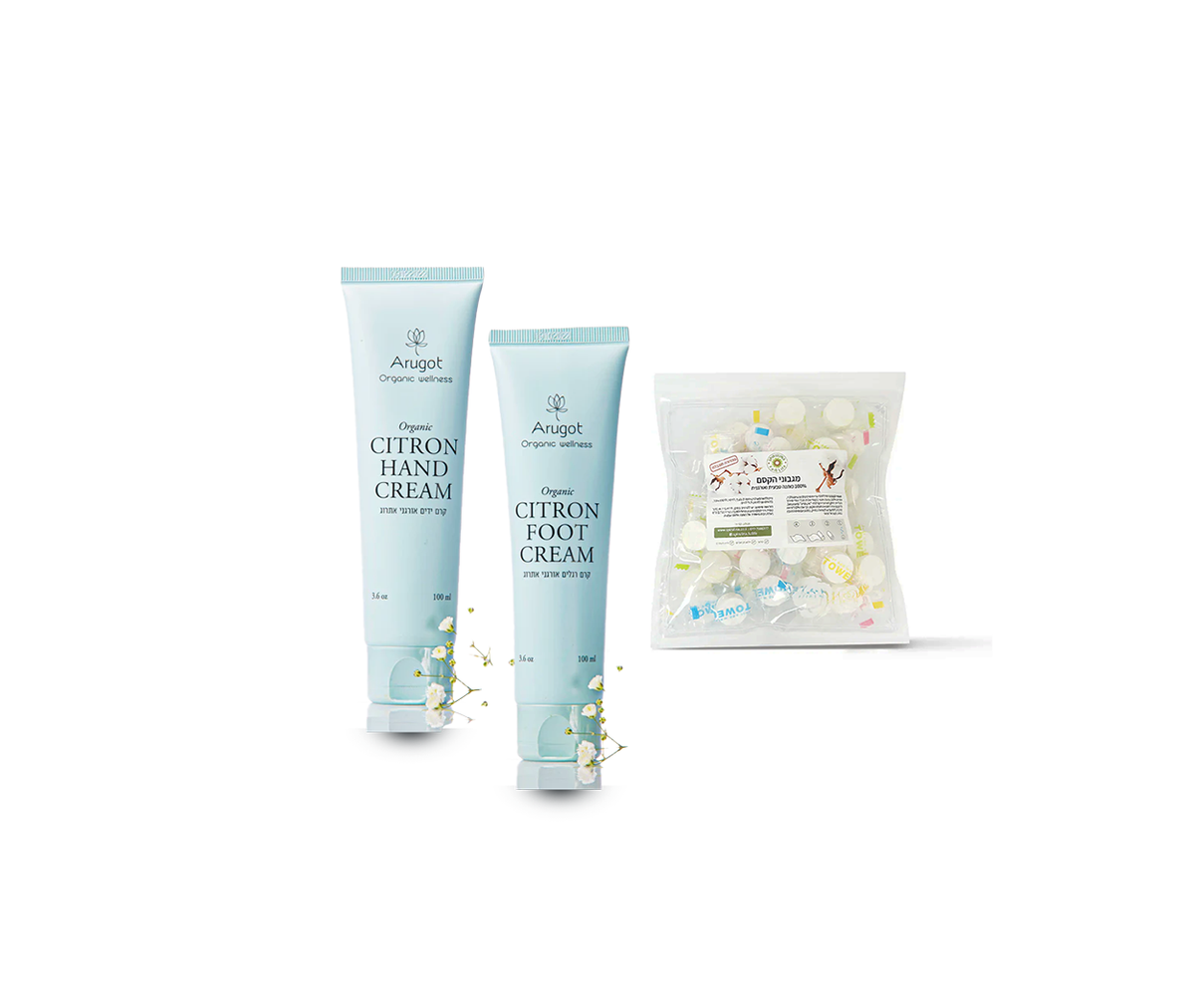 Etrog Spa-Set für Hände & Füße | 100% Naturpflege mit Zitrusfrische