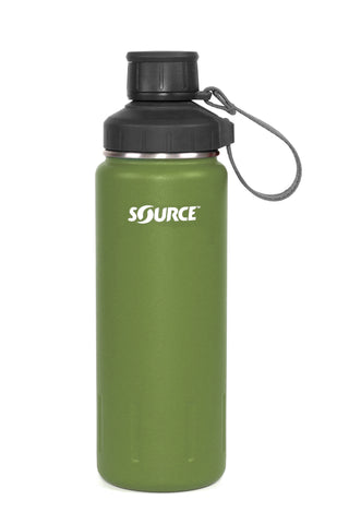 TERRAIN - Double-walled stainless steel drinking bottle with the new ClickSealTM closure