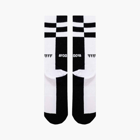 Black and white socks