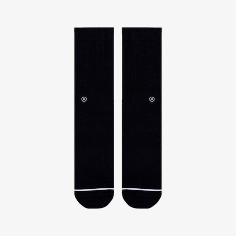 Socken: Motiv “Leere Leinwand in Schwarz“