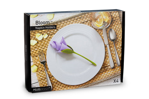 BLOOM napkin holder set of 4