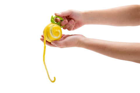 Zesty fruit peeler
