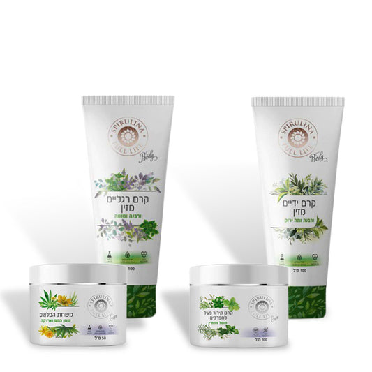 Therapeutic and regenerating Spirulina skin care set