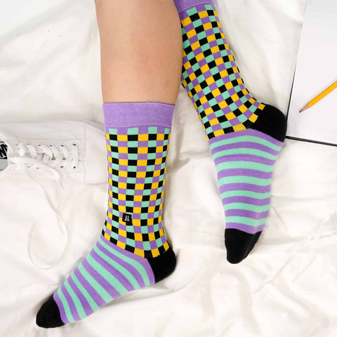 Socks “Lines &amp; Squares”