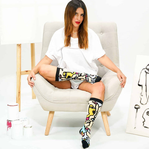 Socken: Motiv „Geselligkeit“